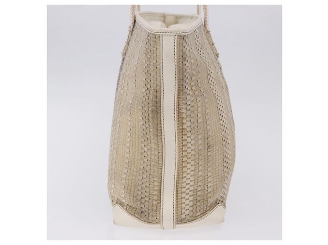 FENDI Tote Bag Canvas Beige Gold - vista 8