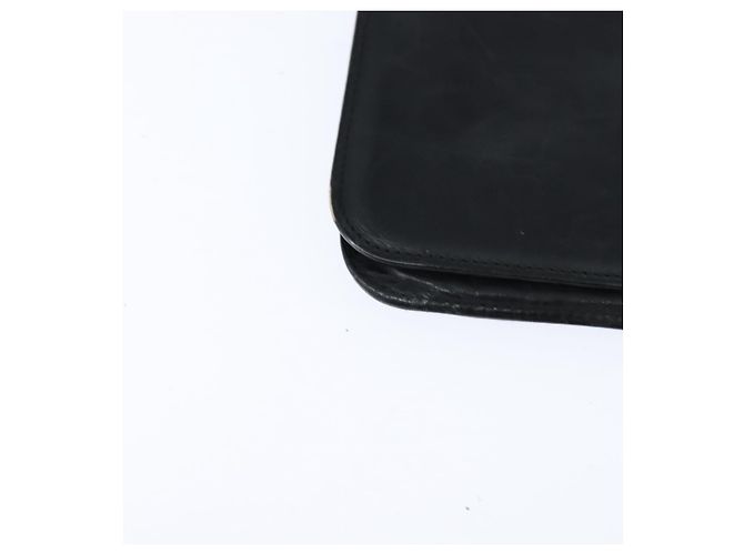 BOTTEGA VENETA INTRECCIATO Clutch Bag Leather Black - vista 10
