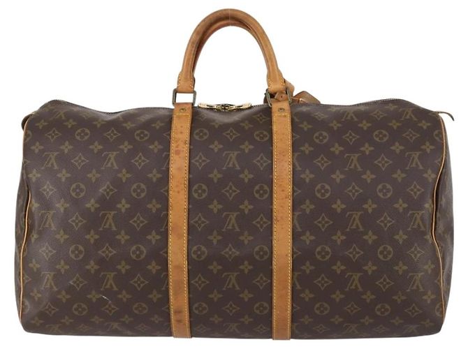 LOUIS VUITTON Monogram Keepall 55 Boston Bag M41424 LV - vue 2