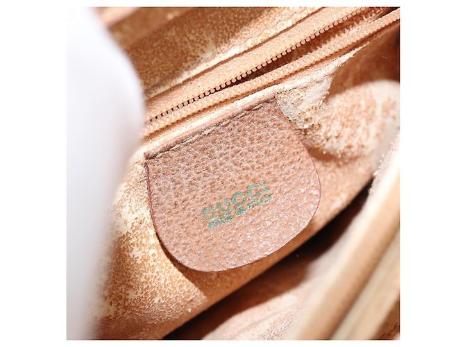 GUCCI Bamboo Hand Bag Suede Beige Gold 002 2058 0260 - vista 15