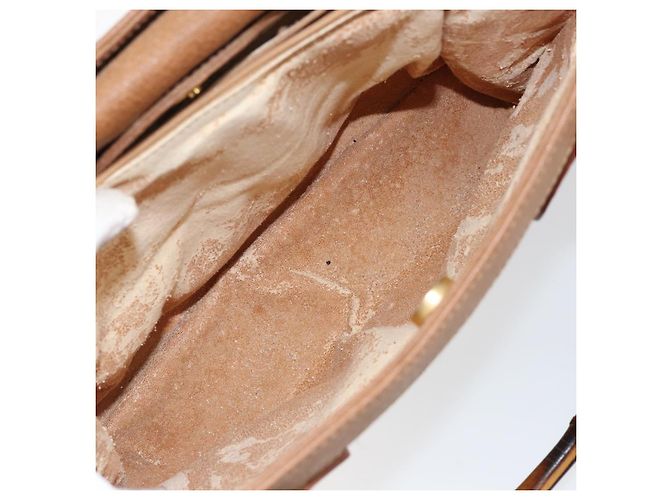 GUCCI Bamboo Hand Bag Suede Beige Gold 002 2058 0260 - vista 16