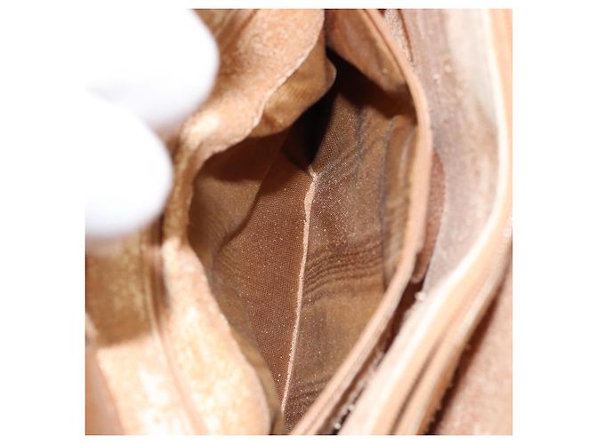 GUCCI Bamboo Hand Bag Suede Beige Gold 002 2058 0260 - vista 20