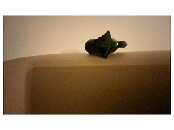 Autre Marque Daum Figurine Poisson en Cristal - Prune Marron - vue 2
