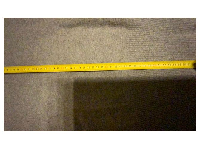 Pull Gucci en cachemire gris à motifs losanges Noir - vue 11