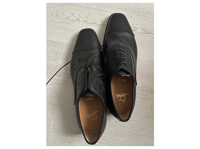 Christian Louboutin Scarpe eleganti in pelle nera Nero - vista 2