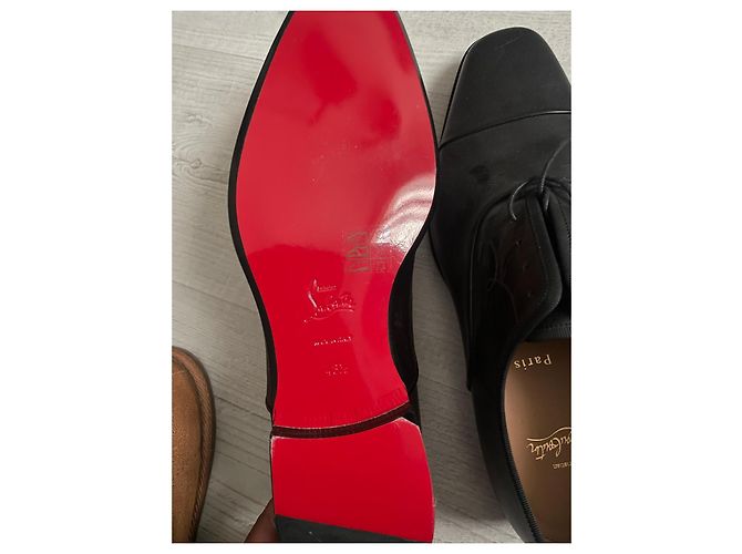 Christian Louboutin Scarpe eleganti in pelle nera Nero - vista 3