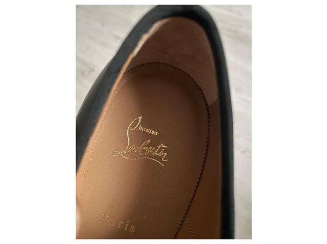 Christian Louboutin Scarpe eleganti in pelle nera Nero - vista 5