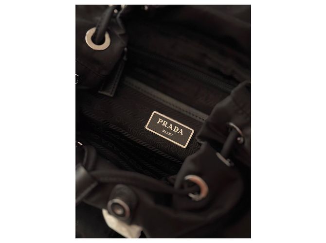 Prada Re-Nylon Rucksack Schwarz - Ansicht 10