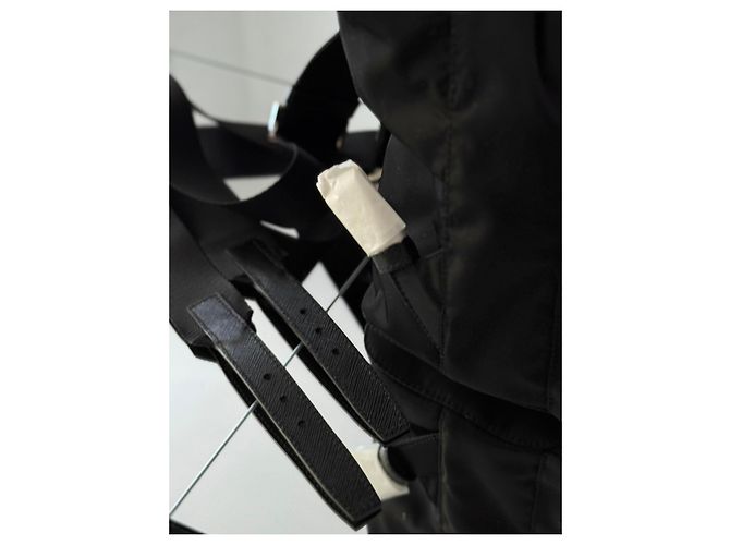 Prada Re-Nylon Rucksack Schwarz - Ansicht 12