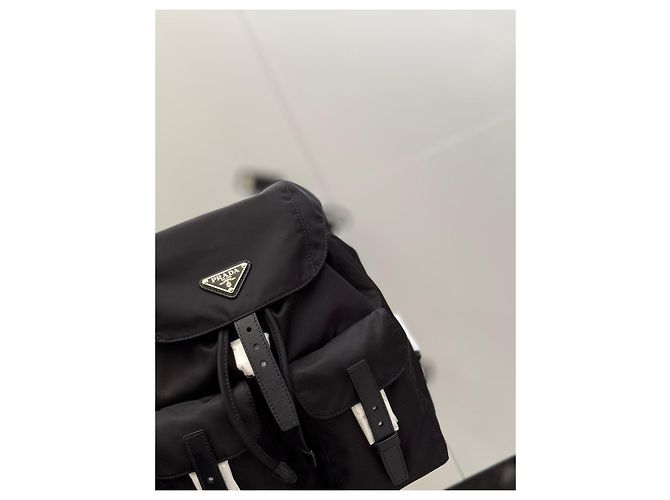 Prada Re-Nylon Rucksack Schwarz - Ansicht 4