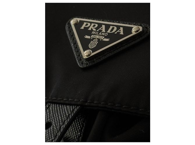 Prada Re-Nylon Rucksack Schwarz - Ansicht 5
