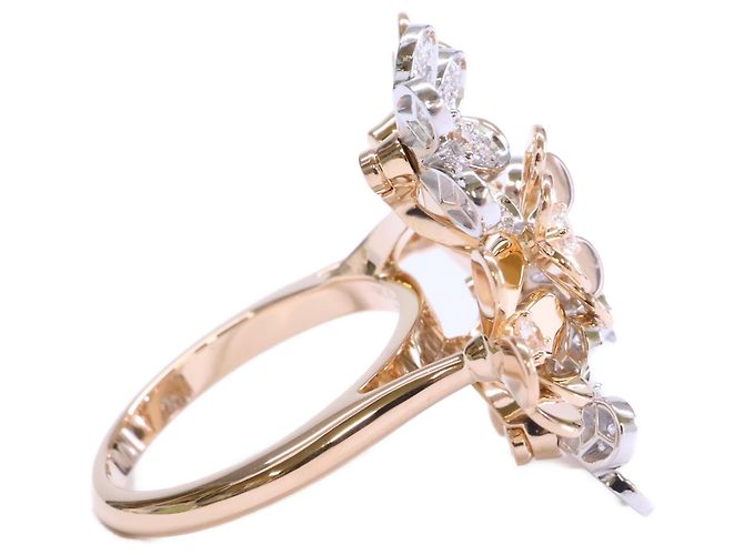 Anel Frivole Diamantes Van Cleef & Arpels Dourado - vista 3