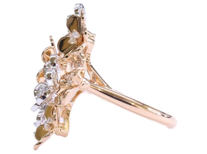 Anel Frivole Diamantes Van Cleef & Arpels Dourado - vista 4