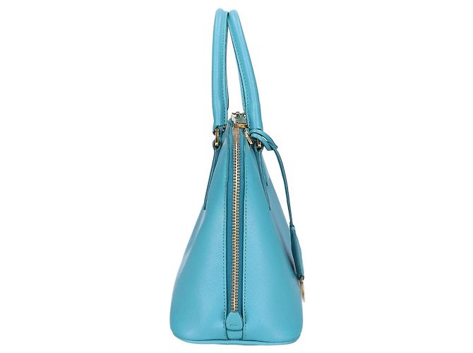 Bolso de hombro 2-Way Prada Saffiano Lux Turquesa - vista 4