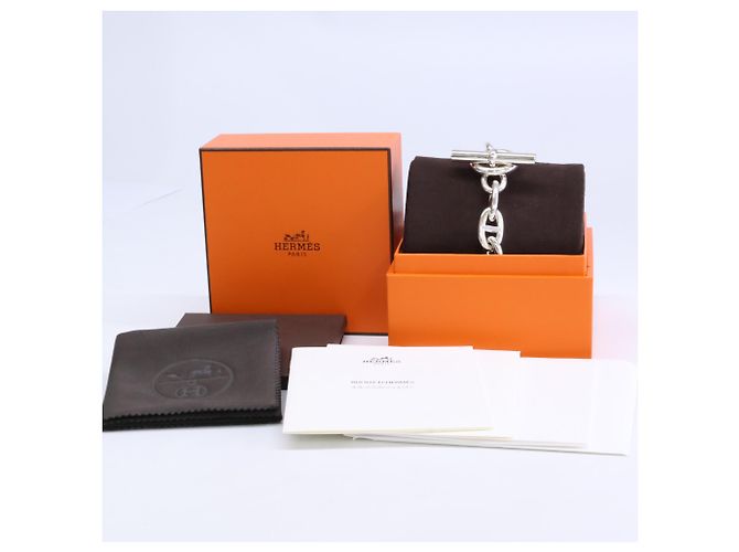 Hermès Pulsera de dijes HERMES Silver 925 Plata - vista 7