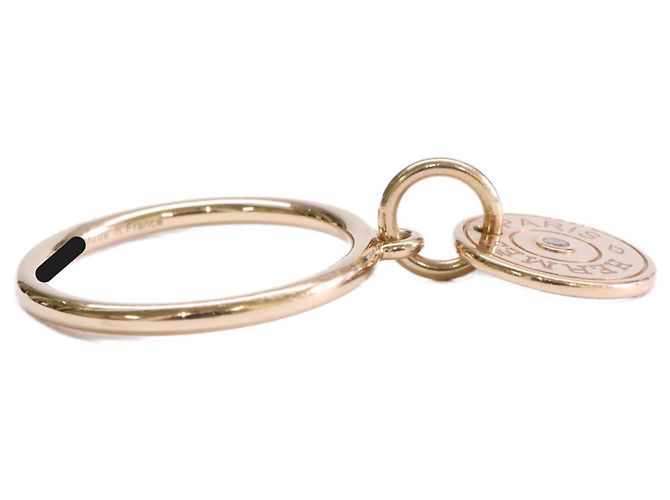 Ring Hermès Anello HERMES Au750 Gambard Clou de Selle Diamante D'oro - vista 2