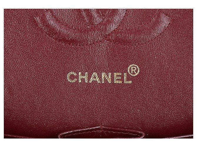 Timeless Chanel Double Flap Matelassé Schultertasche aus schwarzem Lammleder - Ansicht 5