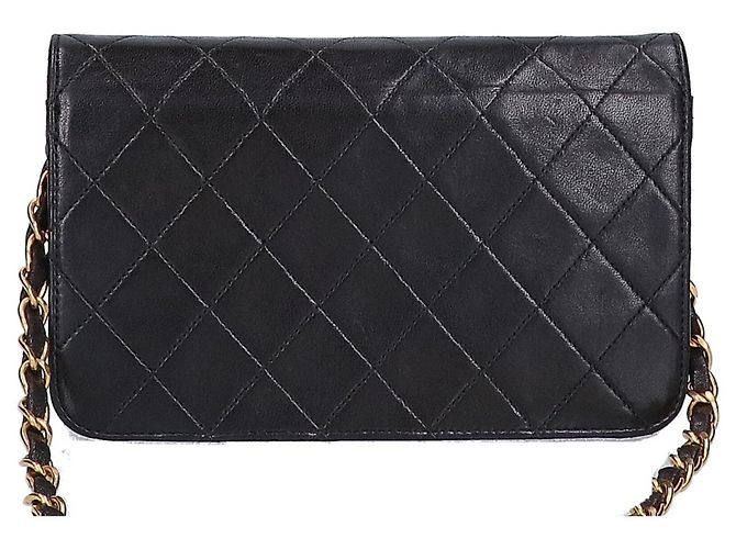 Borsa a tracolla Chanel Mini Matelassé con catena Nero - vista 3