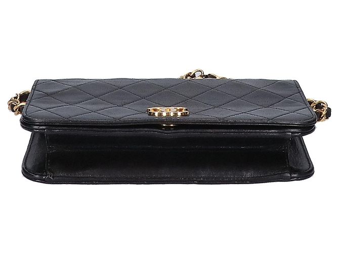 Borsa a tracolla Chanel Mini Matelassé con catena Nero - vista 5
