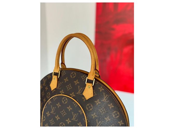 Louis Vuitton Monogram Ellipse MM Handtasche Braun Monogramm - Ansicht 3
