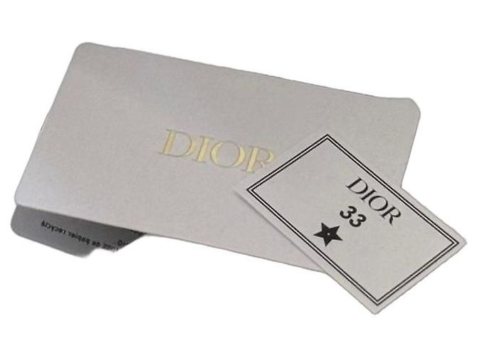 Christian Dior Oblique Diorstar Canvas Pouch Blau Beige Monogramm - Ansicht 2