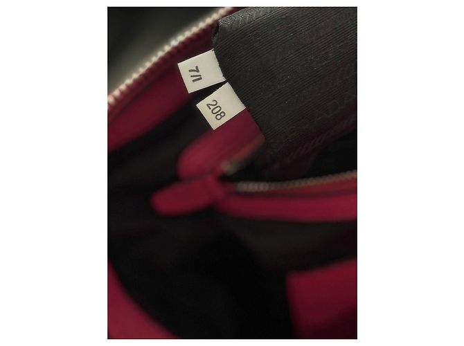 Prada Vitello Daino Bauletto Bolsa Satchel Rosa - vista 11