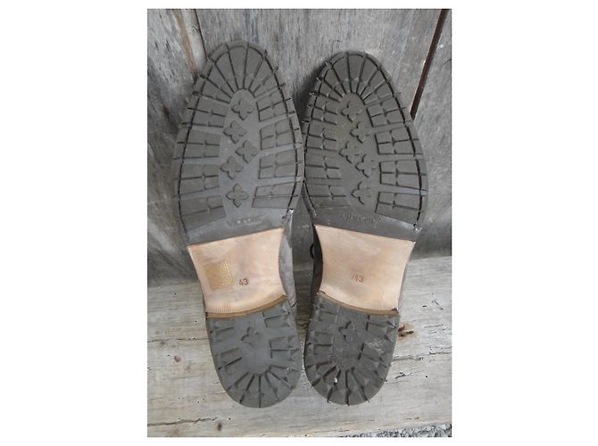 Autre Marque Chaussures Richelieu en Daim Ortigni Marron - vue 4