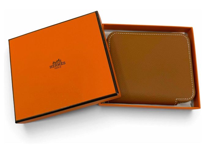 Hermès HERMES Azap Compact Coin Case Golden - Ansicht 2