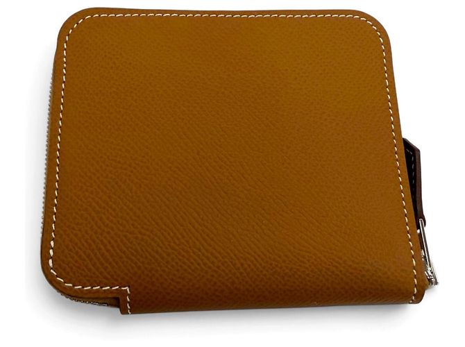 Hermès HERMES Azap Compact Coin Case Golden - Ansicht 3