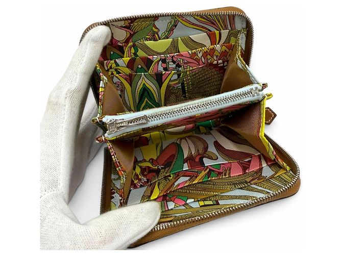 Hermès HERMES Azap Compact Coin Case Golden - Ansicht 5