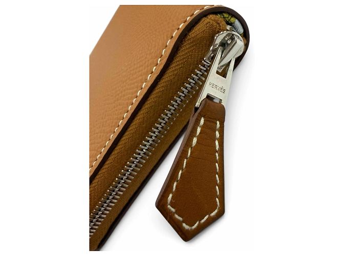 Hermès HERMES Azap Compact Coin Case Golden - Ansicht 8
