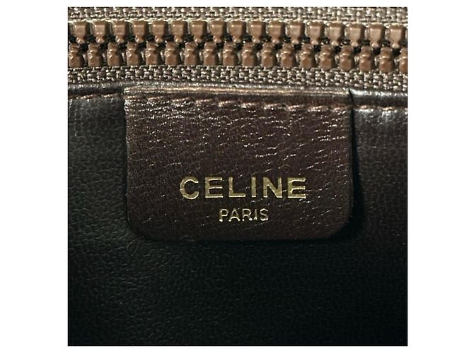 Céline CELINE Vintage M04 Trinoff Lederhandtasche Braun - Ansicht 11