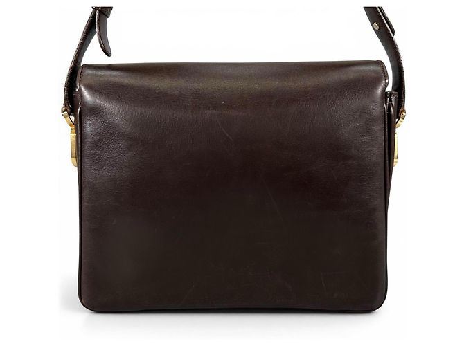 Céline CELINE Vintage M04 Trinoff Lederhandtasche Braun - Ansicht 3