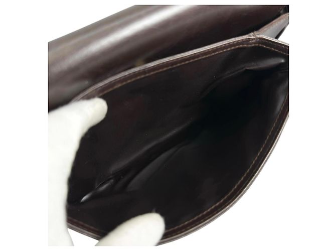 Céline CELINE Vintage M04 Trinoff Lederhandtasche Braun - Ansicht 6