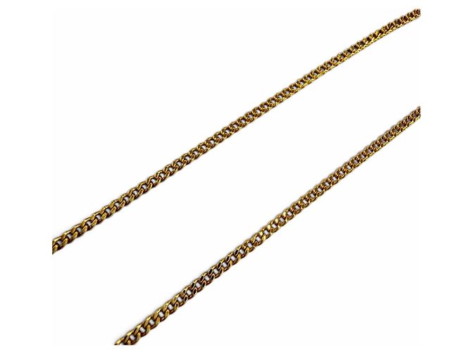 Céline CELINE Triomphe Strass-Halskette Golden - Ansicht 5