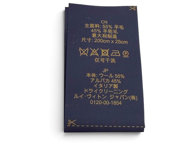 Estola Louis Vuitton em lã e alpaca rosa e branca Branco - vista 10