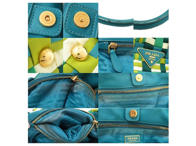 Tote Prada Shopper für Damen BN1653 aus mehrfarbigem Nylon Mehrfarben - Ansicht 10