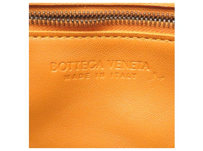 Borsa a tracolla Bottega Veneta Maxi Intrecciato Cassette Marrone Cammello - vista 7