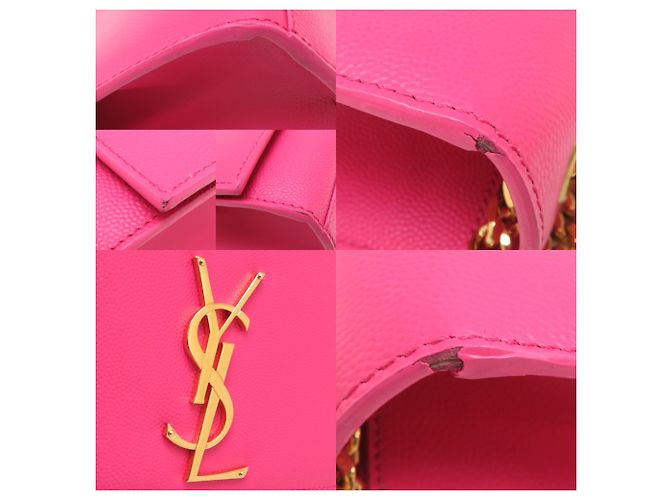 Autre Marque Bolso de hombro Saint Laurent Paris Kate Midim para mujer Rosa - vista 10