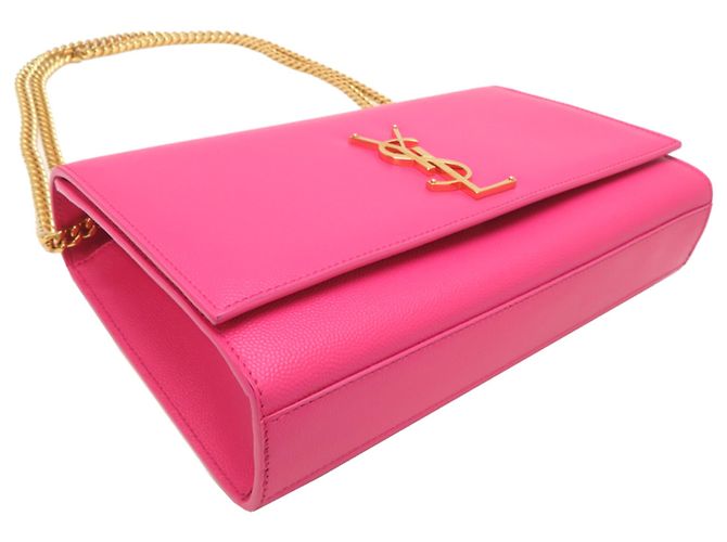 Autre Marque Bolso de hombro Saint Laurent Paris Kate Midim para mujer Rosa - vista 3