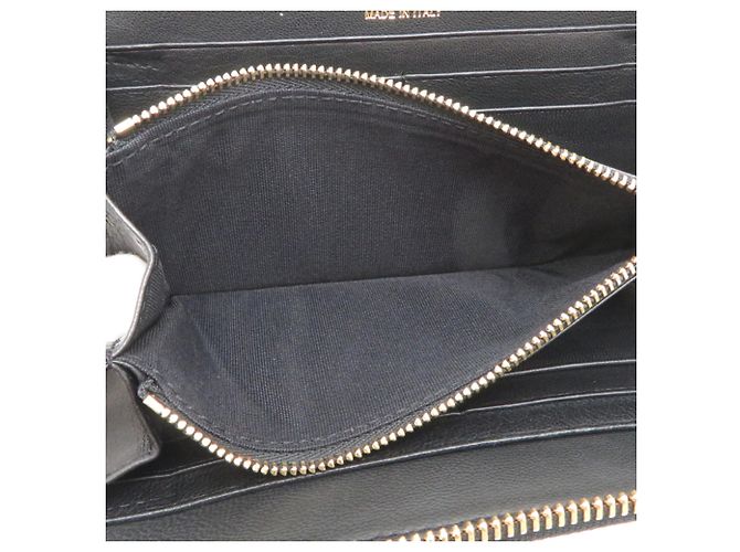 Cartera larga de piel negra Jimmy Choo Negro - vista 6