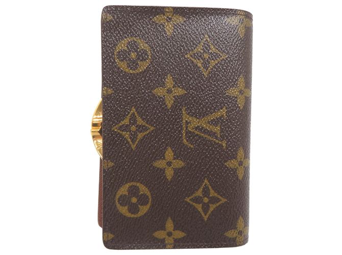 Cartera bi-fold Louis Vuitton Castaño - vista 2