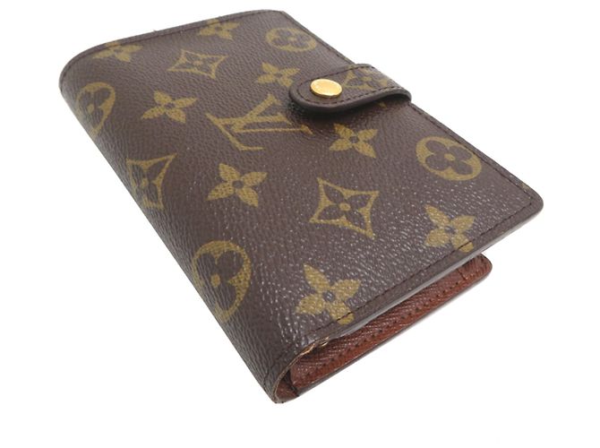 Cartera bi-fold Louis Vuitton Castaño - vista 3
