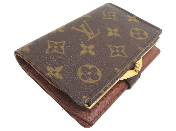 Cartera bi-fold Louis Vuitton Castaño - vista 4