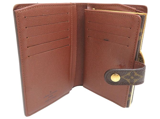 Cartera bi-fold Louis Vuitton Castaño - vista 5