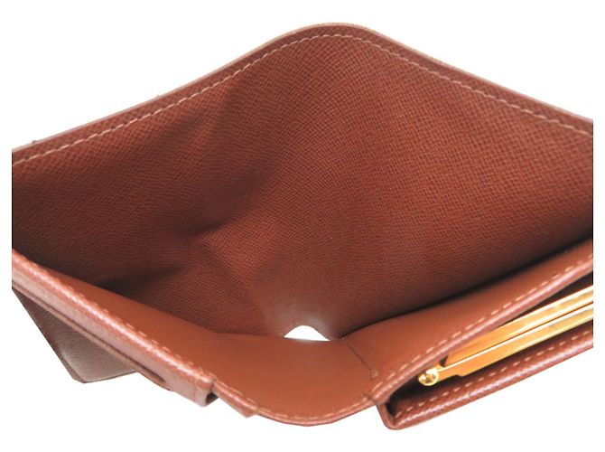 Cartera bi-fold Louis Vuitton Castaño - vista 6