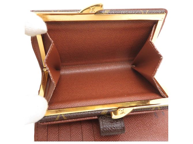Cartera bi-fold Louis Vuitton Castaño - vista 7