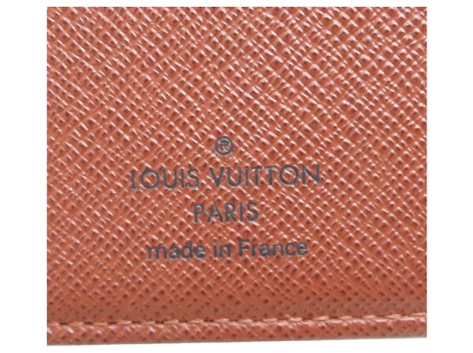 Cartera bi-fold Louis Vuitton Castaño - vista 8