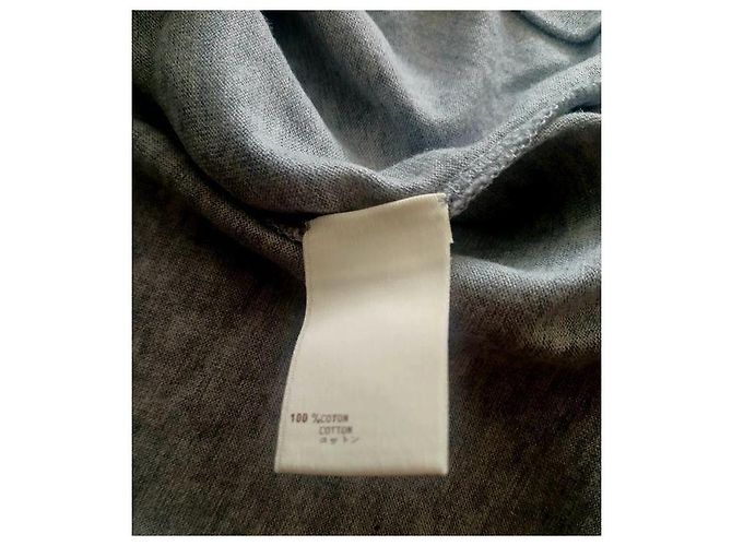 T-shirt Louis Vuitton grigia scollo a V monogramma Multicolore Grigio - vista 6