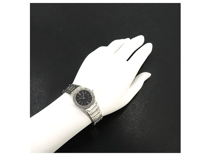 Bulgari Reloj de pulsera de cuarzo negro para mujer Bvlgari BB26SS - vista 3